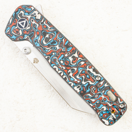 Нож QSP Penguin PLUS, 20CV, Carbon Fiber / Titanium QS130XL-G1