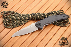 Нож Kershaw Bareknuckle, Anodized Aluminum - складной туристические ножи из стали