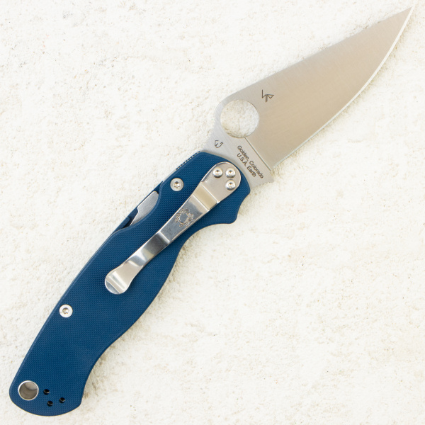 Нож Spyderco Para Military 2, CPM SPY27, G10 Cobalt Blue, C81GPCBL2