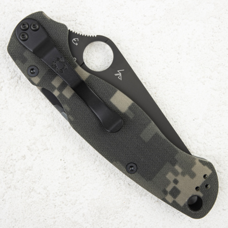 Spyderco Paramilitary 2, CPM S45VN, Black, G10 Digital Camo, C81GPCMOBK2