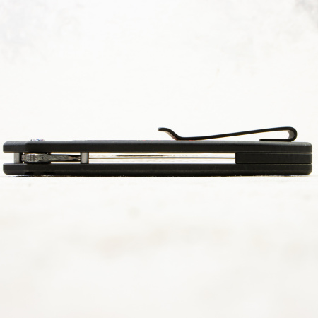 Нож WE Knife Button Lock Kitefin, Damasteel Fafnir, Carbon Fiber / BlackTitanium Handle - купить в интернет-магазине Blademan