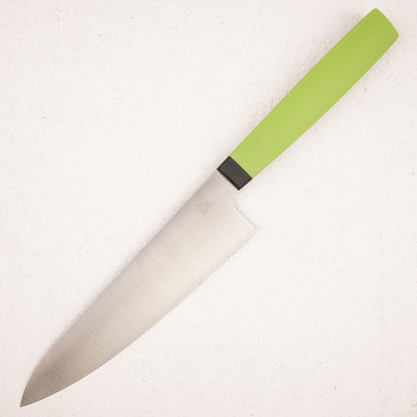 Нож мини шеф OWL CH160 F, Cromax PM, G10 Green - купить в интернет-магазине Blademan