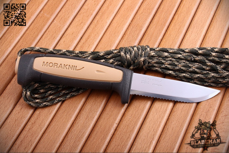 Нож Morakniv Rope, Serrated, Stainless Steel - купить в интернет-магазине Blademan
