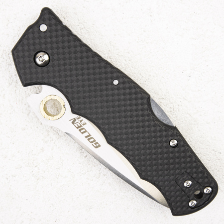 Нож Cold Steel Golden Eye Elite, S35VN, Carbon Fiber Black, CS62QCFS