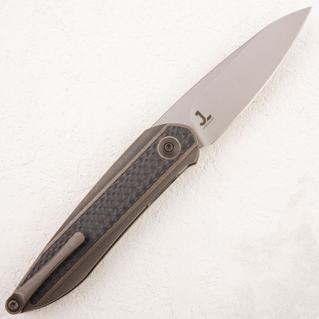 Нож WE Knife Black Void Opus, 20CV, 6AL4V Titanium/Carbon Fiber - купить в интернет-магазине Blademan