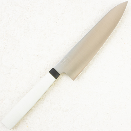 Нож мини шеф OWL CH160 F, N690 Cryo, G10 White