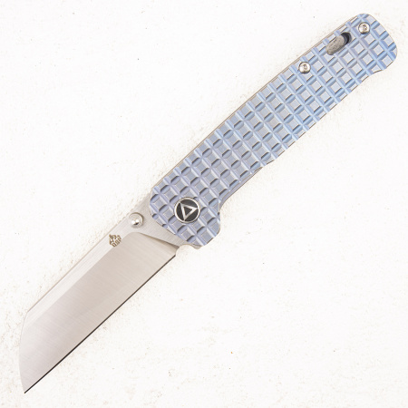 Нож QSP Penguin, 154CM, Titanium Frag Blue
