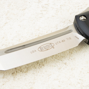 Нож Microtech UTX-85 Tanto, Satin, M390, Aluminium Black, 233-4 Нож Microtech UTX-85 Tanto, Satin, M390, Aluminium Black, 233-4