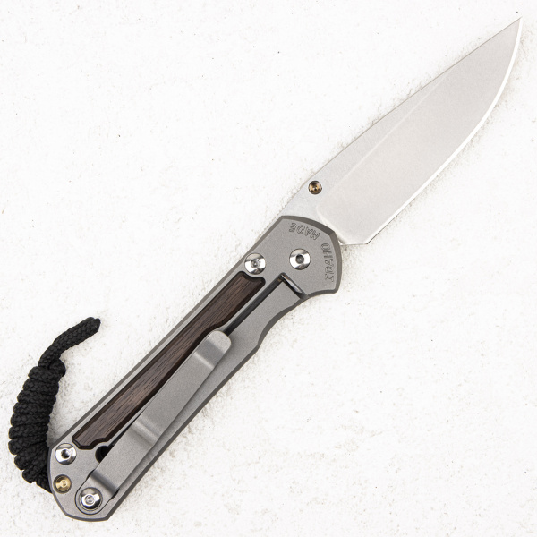 Нож Chris Reeve Small Sebenza 31, S45VN, Titanium/Macassar Ebony - складной туристические ножи из стали