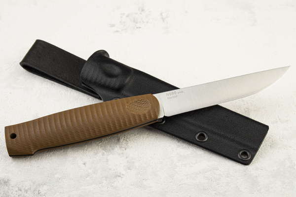 Нож OWL NORTH F, N690 CRYO, G10 Sand, KYDEX Classic - купить в интернет-магазине Blademan