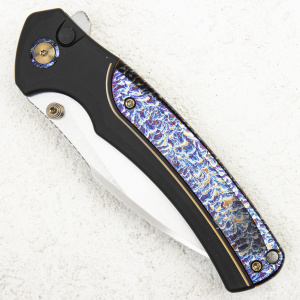 Нож WE Knife Ziffius, CPM 20CV, Titanium/Flamed Titanium. LIMITED EDITION - складной туристические ножи из стали Нож WE Knife Ziffius, CPM 20CV, Titanium/Flamed Titanium. LIMITED EDITION - складной туристические ножи из стали