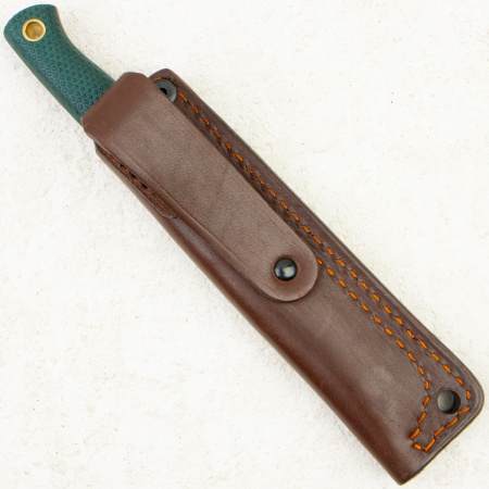 Нож Южный Крест Small, VG10, Конвекс, Микарта Изумруд, Насечка