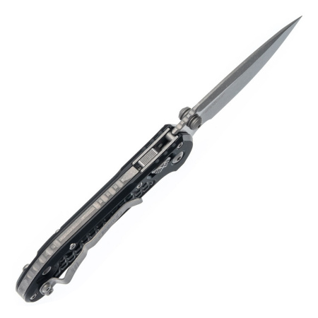 Нож Microtech LUDT RAM-LOK S/E Frag, чёрный алюминий, 1135RL-10APFR — фото 3