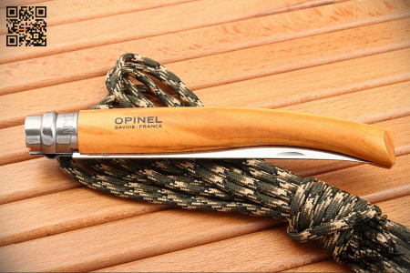 Нож филейный Opinel №12, Нержавеющая сталь, Оливковое дерево - купить в интернет-магазине Blademan