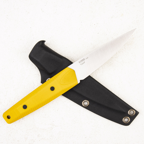 Нож OWL Tyto F, M390, G10 Yelow, Kydex - купить в интернет-магазине Blademan