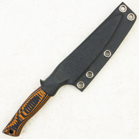 Нож овощной OWL S100 F, N690 Cryo, G10 Black/Orange, Kydex