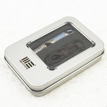 Свисток WE Knife Whistle A-05P, Titanium Blue - купить в интернет-магазине Blademan