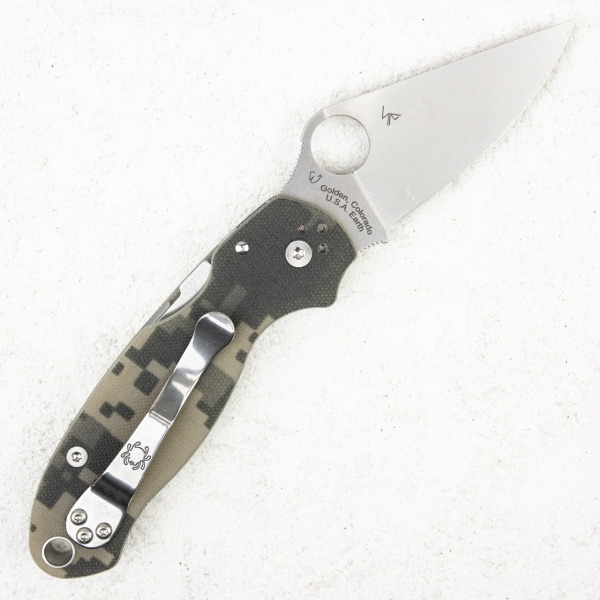 Нож Spyderco Paramilitary 3, CPM S45VN, G10 Digital Camo, C223GPCMO
