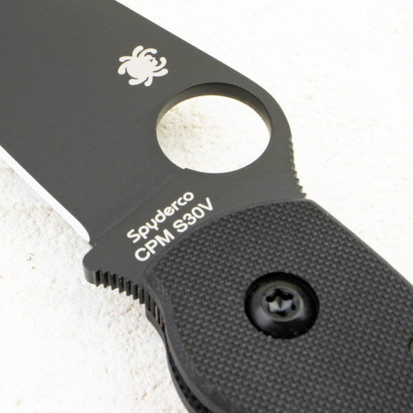 Нож Spyderco Military C36GPBK, CPM S30V, G10 Black - складной туристические ножи из стали