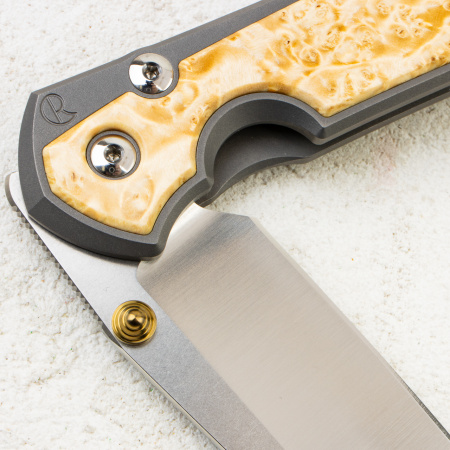 Нож Chris Reeve Large Sebenza 31 Inlay, Polished CPM MagnaCut, Titanium/Box Elder Handle, L31-1138 Нож Chris Reeve Large Sebenza 31 Inlay, Polished CPM MagnaCut, Titanium/Box Elder Handle, L31-1138