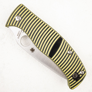 Нож Spyderco Caribbean, LC200N Serrated, G10 Black/Yellow - складной туристические ножи из стали Нож Spyderco Caribbean, LC200N Serrated, G10 Black/Yellow - складной туристические ножи из стали
