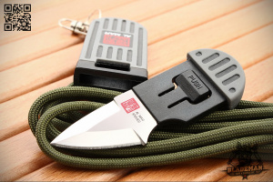 AL MAR Stinger Keychain Grey, D2, FRN - складной туристические ножи из стали