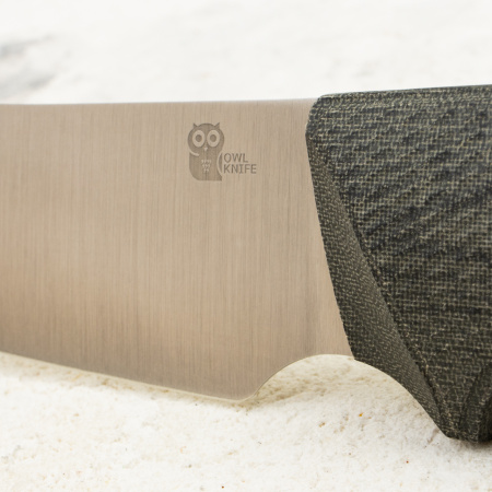 Нож OWL Ulula F, N690 Cryo, Micarta Black, Kydex