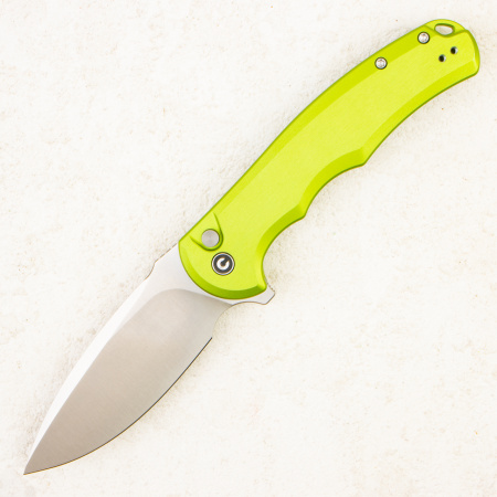 Нож CIVIVI Praxis Button Lock, Nitro-V, Green Aluminum Handle, C18026E-3