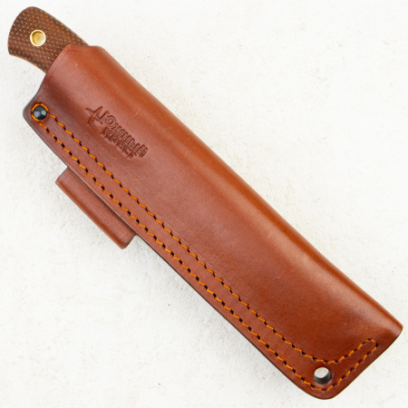 Нож Южный Крест Скаут L, VG10, Конвекс, Микарта Койот, Насечка