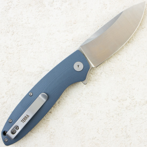 Нож Petrified Fish Terra, Satin, D2, G10 Blue Handle, PFB01BS Нож Petrified Fish Terra, Satin, D2, G10 Blue Handle, PFB01BS