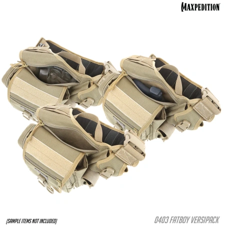 Тактическая сумка MAXPEDITION Fatboy Versipack 2.5L, Khaki, 0403K Тактическая сумка MAXPEDITION Fatboy Versipack 2.5L, Khaki, 0403K