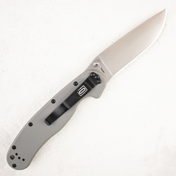Ontario Rat 1 Folder Gray, Satin Blade, ON8848GY