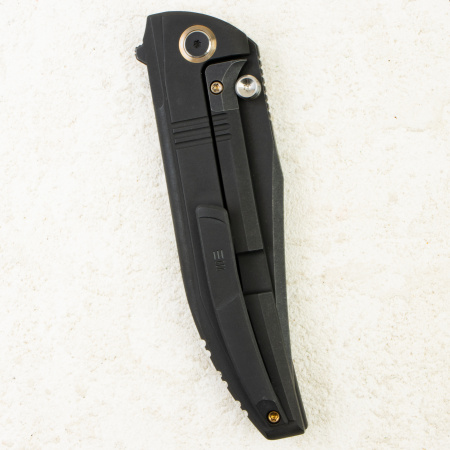 Нож WE Knife Ezinta, Black Stonewashed M390, Titanium Black Handle, WE22041-1 Нож WE Knife Ezinta, Black Stonewashed M390, Titanium Black Handle, WE22041-1