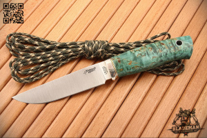 Южный Крест - Джек, Карельская береза Малахит, M390 - купить в интернет-магазине Blademan