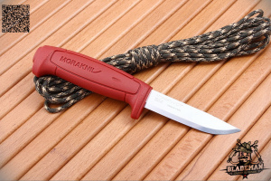 Нож Morakniv Basic 511 углерод. сталь, красный - купить в интернет-магазине Blademan