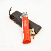 Нож Opinel №8 Trekking, 12C27, Wood Red, Кожаным Чехол, 1890 Нож Opinel №8 Trekking, 12C27, Wood Red, Кожаным Чехол, 1890