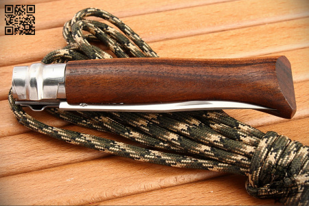 Нож Opinel №8, Нержавеющая сталь, Орех, Коробка - купить в интернет-магазине Blademan