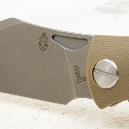 Нож Brutalica Tsarap Folder Tan, D2, G10 Нож Brutalica Tsarap Folder Tan, D2, G10