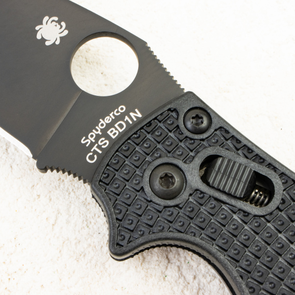 Нож Spyderco Manix 2, CTS BD1N, Lightweight FRCP Black, C101PBBK2