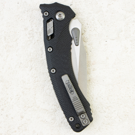 Нож Microtech Amphibian RAM-LOK, Stonewash, M390, G10 Fluted Black, 137RL-10 FLGTBK Нож Microtech Amphibian RAM-LOK, Stonewash, M390, G10 Fluted Black, 137RL-10 FLGTBK