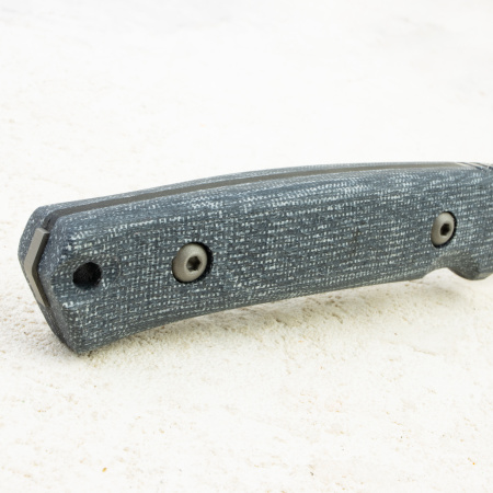 Нож OWL Barn XS F, N690 Cryo, Micarta Jeans Gray, Kydex