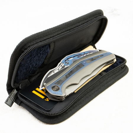 Нож WE Knife Zonda, CPM 20CV, Marble Carbon / Titanium Handle - купить в интернет-магазине Blademan