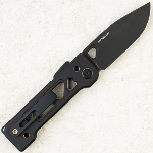 Нож WE Knife Tyro, Black Stonewashed CPM 20CV, Titanium Black/Golden Handle, WE24001-1 Нож WE Knife Tyro, Black Stonewashed CPM 20CV, Titanium Black/Golden Handle, WE24001-1