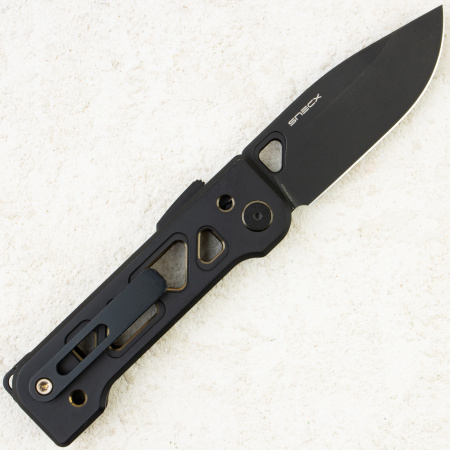 Нож WE Knife Tyro, Black Stonewashed CPM 20CV, Titanium Black/Golden Handle, WE24001-1 Нож WE Knife Tyro, Black Stonewashed CPM 20CV, Titanium Black/Golden Handle, WE24001-1