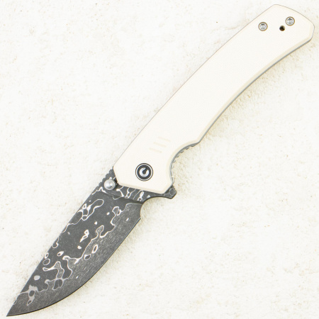 Нож CIVIVI Merit, Damascus Steel, G10 Ivory Handle, C24012-DS1