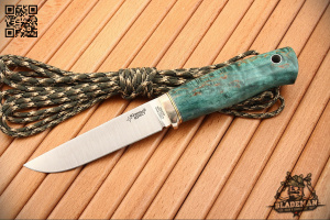 Южный Крест - Сапсан, Карельская береза Малахит, M390 - купить в интернет-магазине Blademan