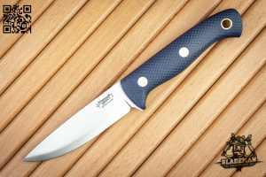Нож Южный Крест Шершень, D2, Kонвекс, Микарта Navy Blue, Насечка Нож Южный Крест Шершень, D2, Kонвекс, Микарта Navy Blue, Насечка - купить в интернет-магазине Blademan