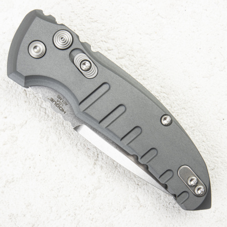 Нож Hogue A01-MicroSwitch Auto, CPM 154, Aluminum Gray, 24112