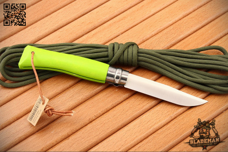 Opinel №7 Trekking, Нержавеющая сталь, Светло-зеленый - купить в интернет-магазине Blademan