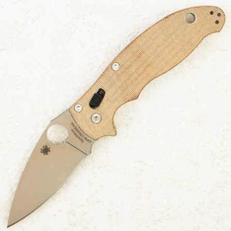 Нож Spyderco Manix 2, CPM Cru-Wear, Canvas Micarta Brown, C101MPCW2